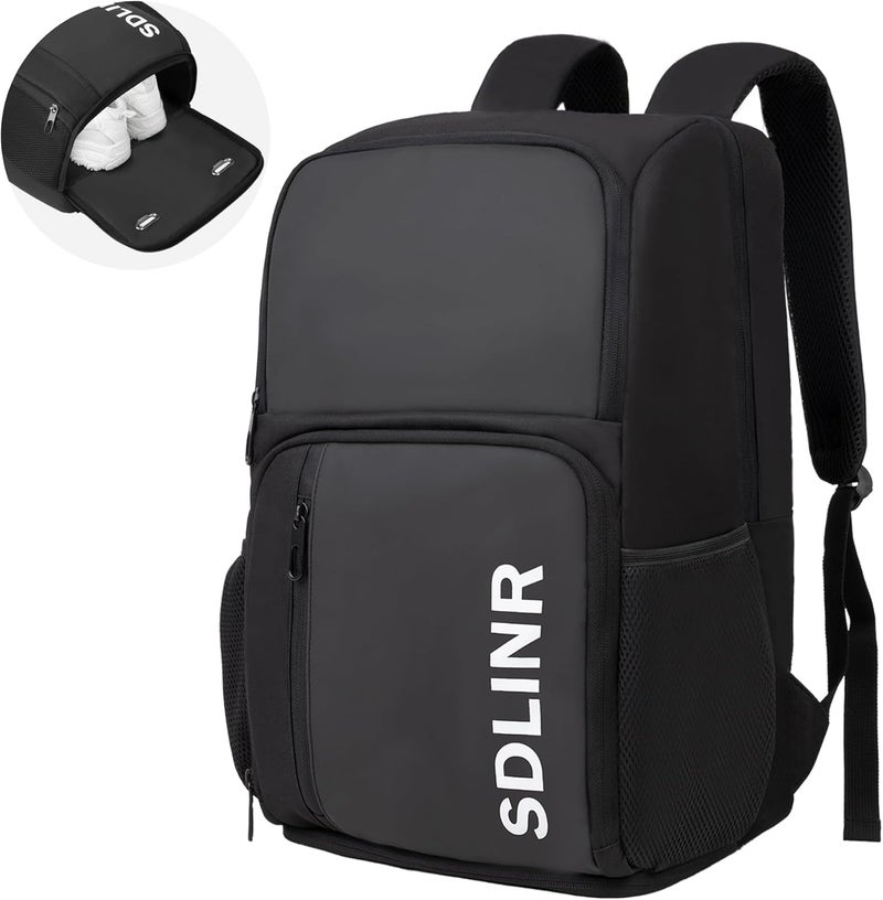 SDLINR Pickleball Bag Fits 4 to 10 Paddles, Large Pickleball Backpack with Shoe Compartment and Fence Hook,Pickleball Gifts for Men Women - Image 1